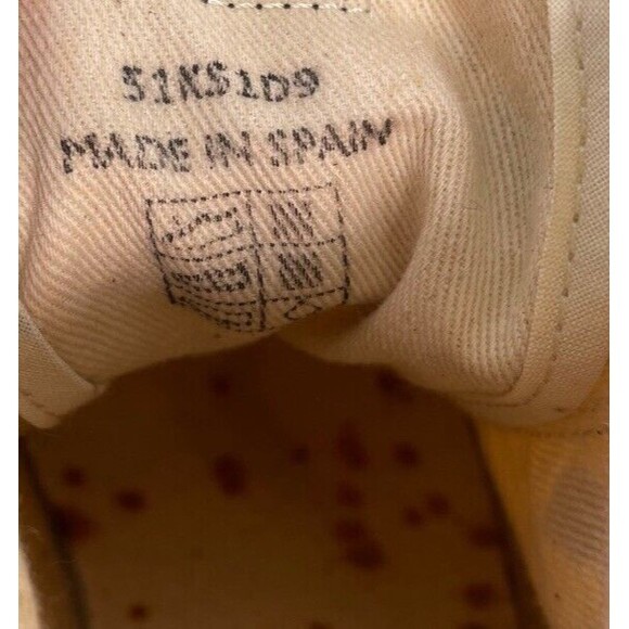 Desigual Elefante Canvas Wedge Sneakers Metalic Print Gold Fun Artsy Street 7.5 - Picture 10 of 13